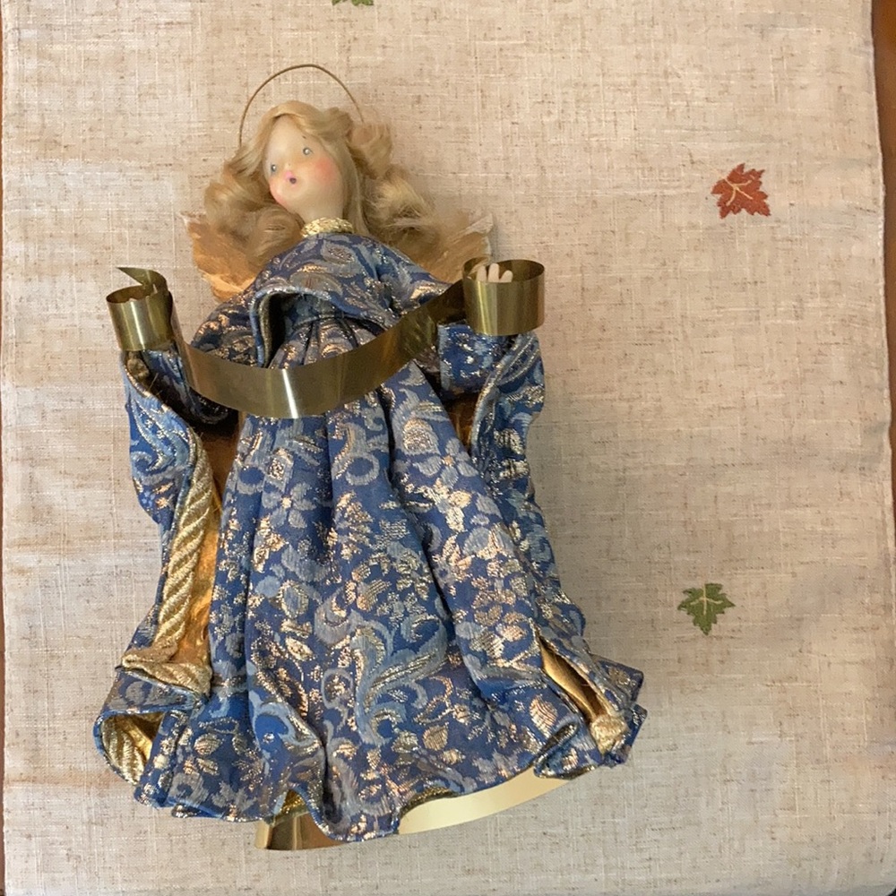 German Wax Angel Tree Topper